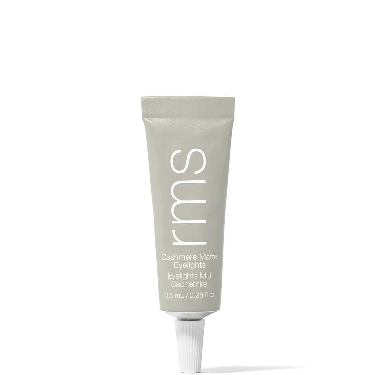 RMS Beauty Cashmere Matte Eyelights 8.5ml - Mountain Mist, slim aluminium squeeze tube with needle-nose tip