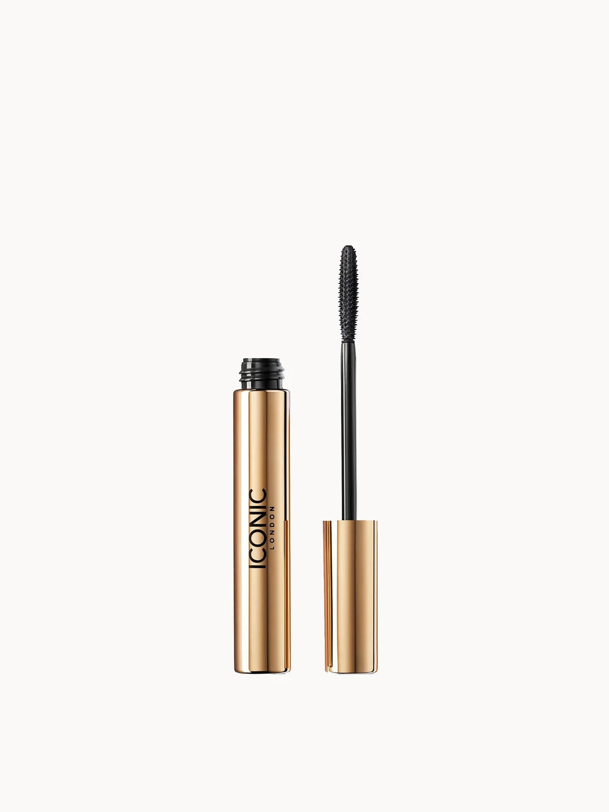 ICONIC London Triple Threat Mascara 9ml - Black, slim black mascara tube with wand cap