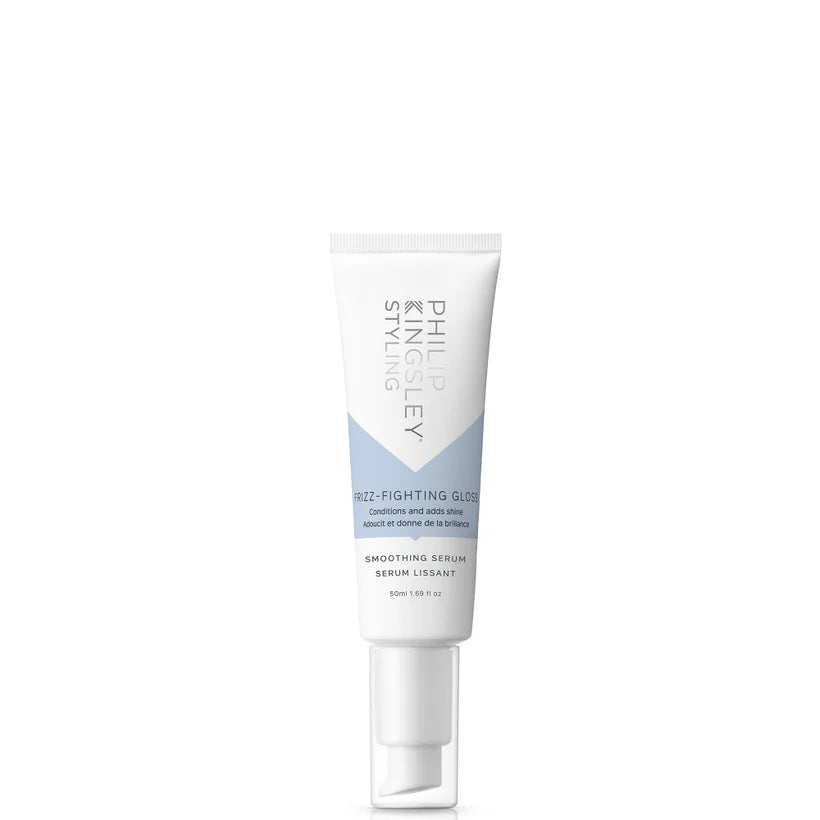 Philip Kingsley Finishing Touch Frizz Fighting Gloss 50ml small tube with flip cap and minimal branding
