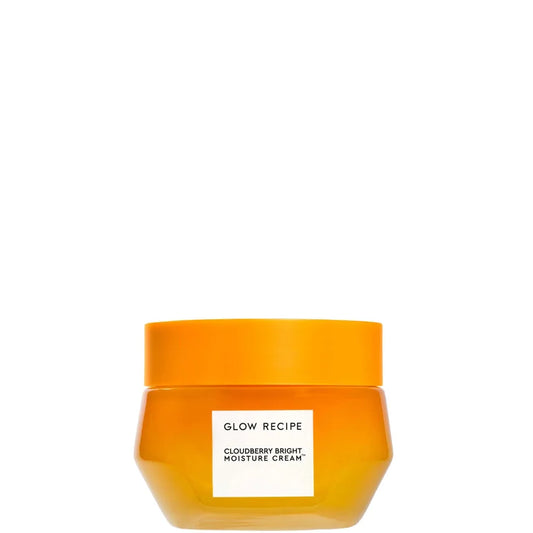 Glow Recipe Cloudberry Bright Moisture Cream 50ml small jar with peach toned lid and glass base