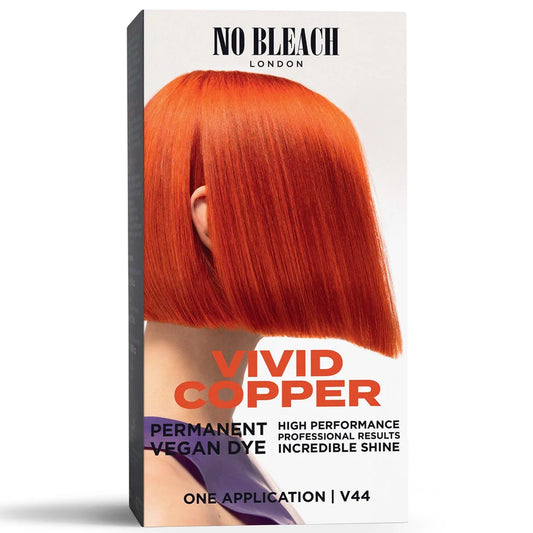 BLEACH LONDON Vivid Copper Permanent Kit - intense copper hair colour for vibrant tones