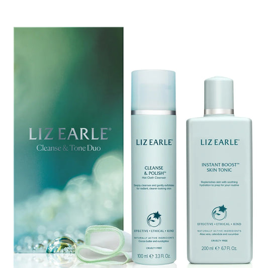 Liz Earle duo set for daily cleansing and toning routine