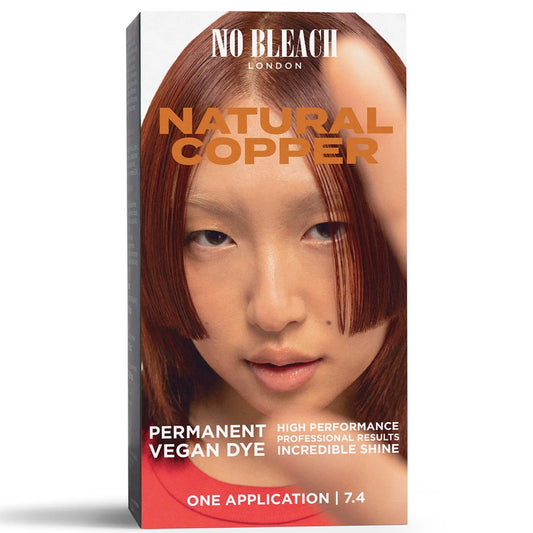 BLEACH LONDON Natural Copper Permanent Kit - warm copper tone home hair dye