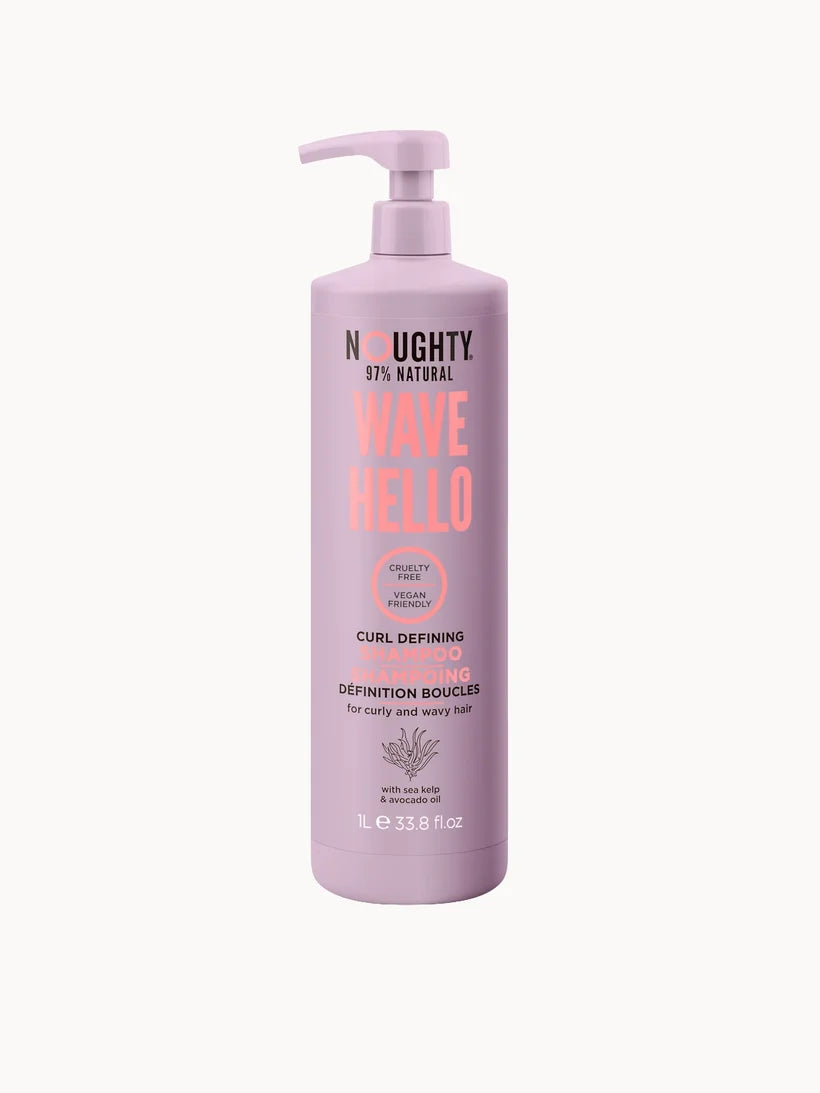 Noughty Wave Hello curl defining shampoo 1000ml large bottle