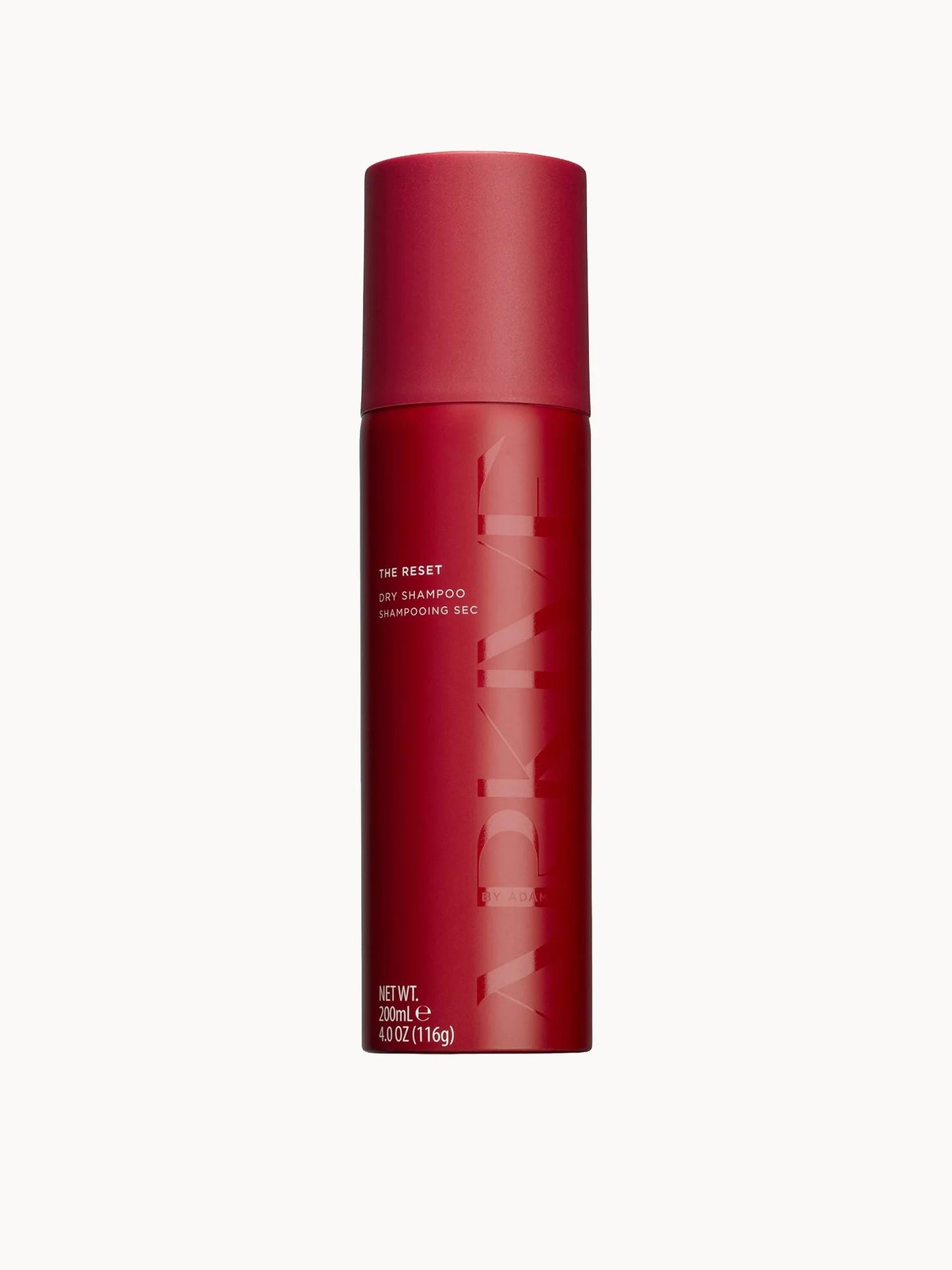 Arkive Reset Dry Shampoo 200ml aerosol can in white and black packaging.