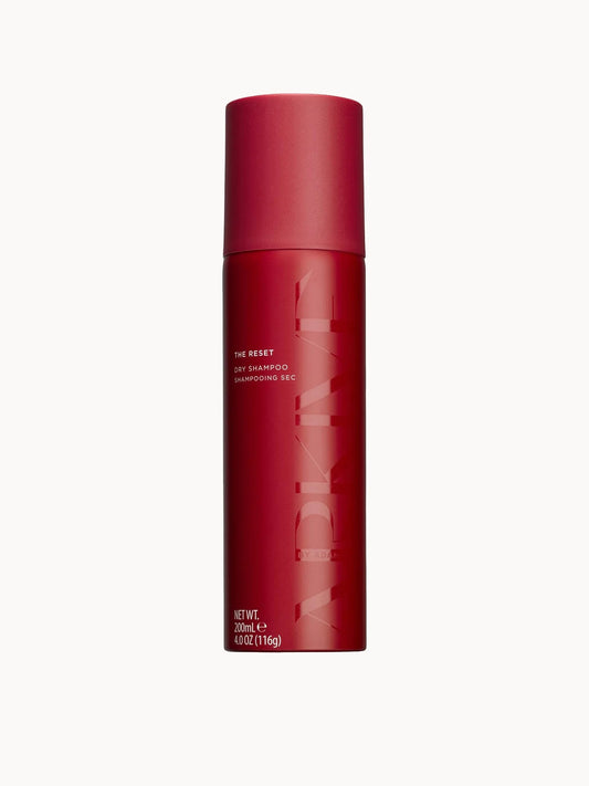Arkive Reset Dry Shampoo 200ml aerosol can in white and black packaging.