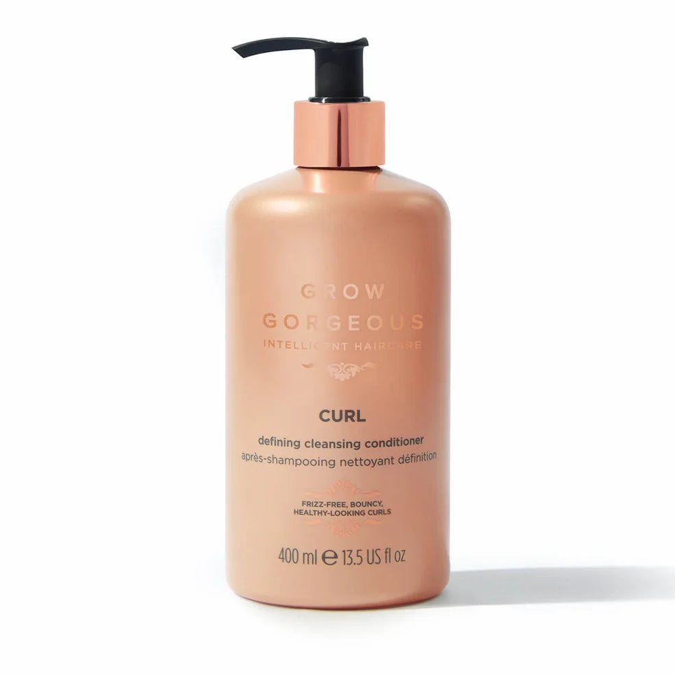 Grow Gorgeous Curl Defining Cleansing Conditioner 400ml, hydrating co-wash that defines curls while cleansing.