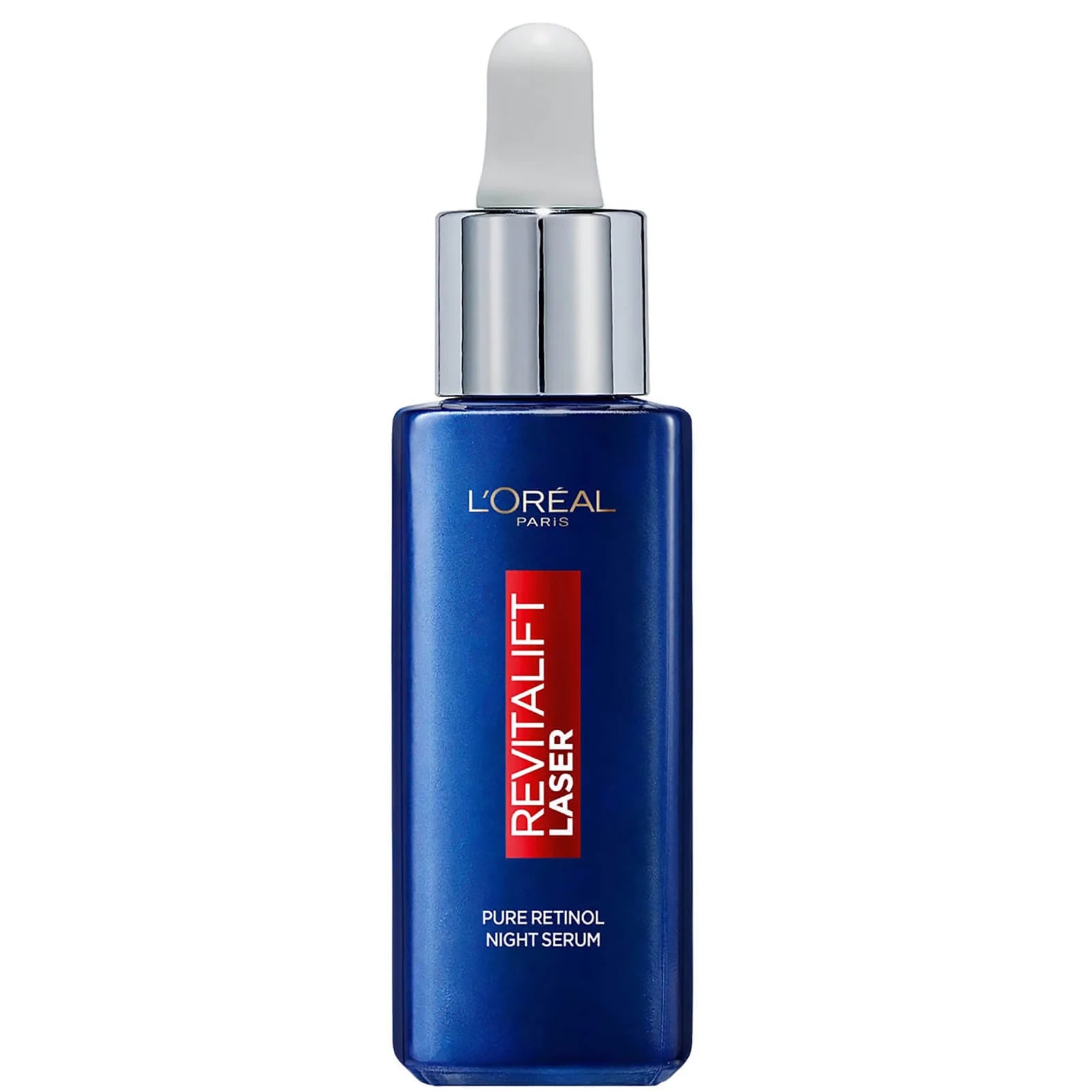 L'Oréal Revitalift retinol night serum dropper bottle