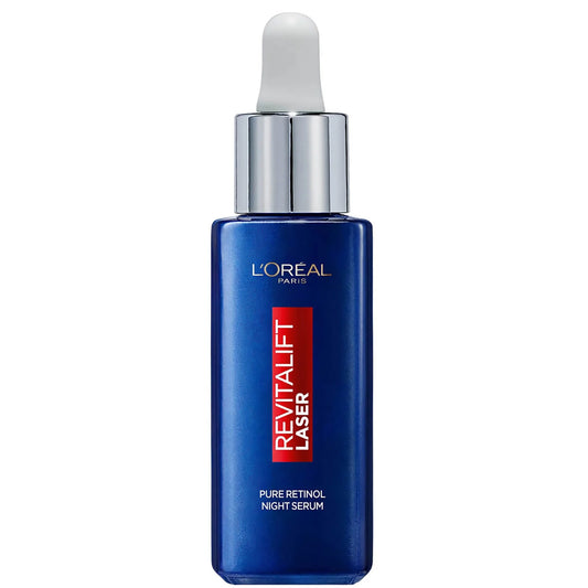 L'Oréal Revitalift retinol night serum dropper bottle