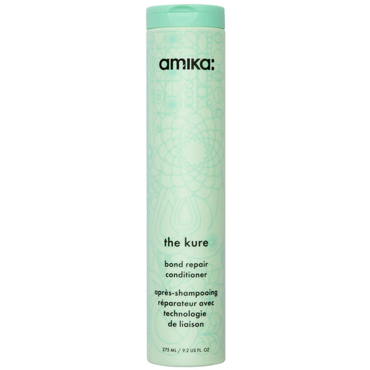 Amika The Kure Intense Strength Repair Conditioner 275ml, purple bottle with white star cap