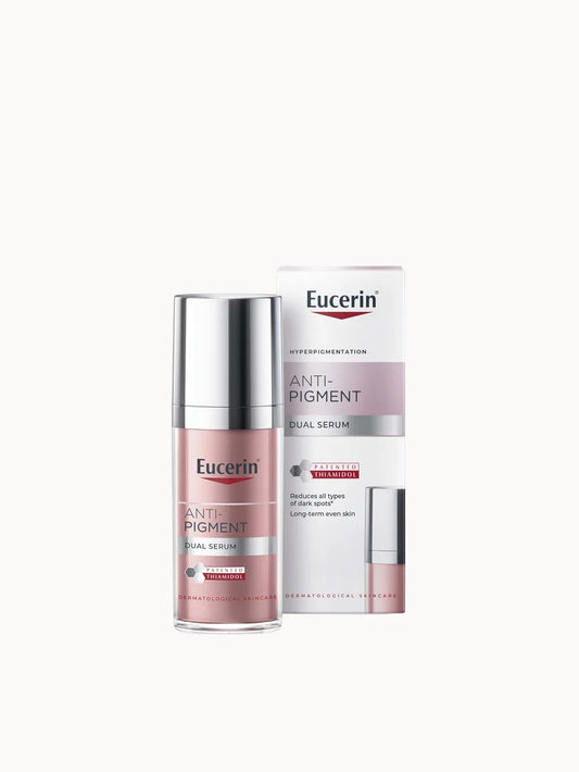 Eucerin Anti-Pigment Dual Serum 30ml twin-chamber bottle with separate serum compartments