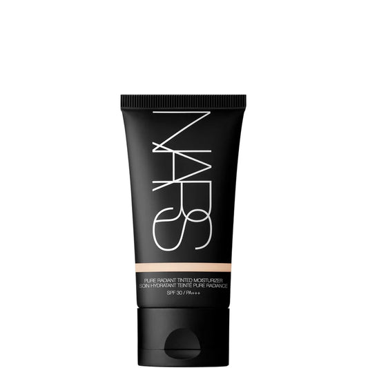 NARS Cosmetics Pure Radiant Tinted Moisturiser SPF30 Terre-Neuve lightweight tinted moisturiser in a slim plastic tube