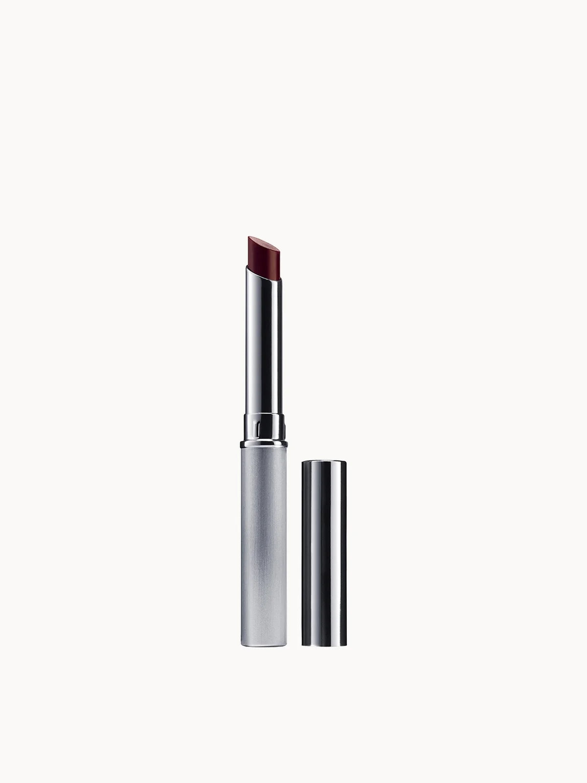 Clinique Almost Lipstick 1.9g - Black Honey, silver metallic lipstick bullet with sheer berry shade