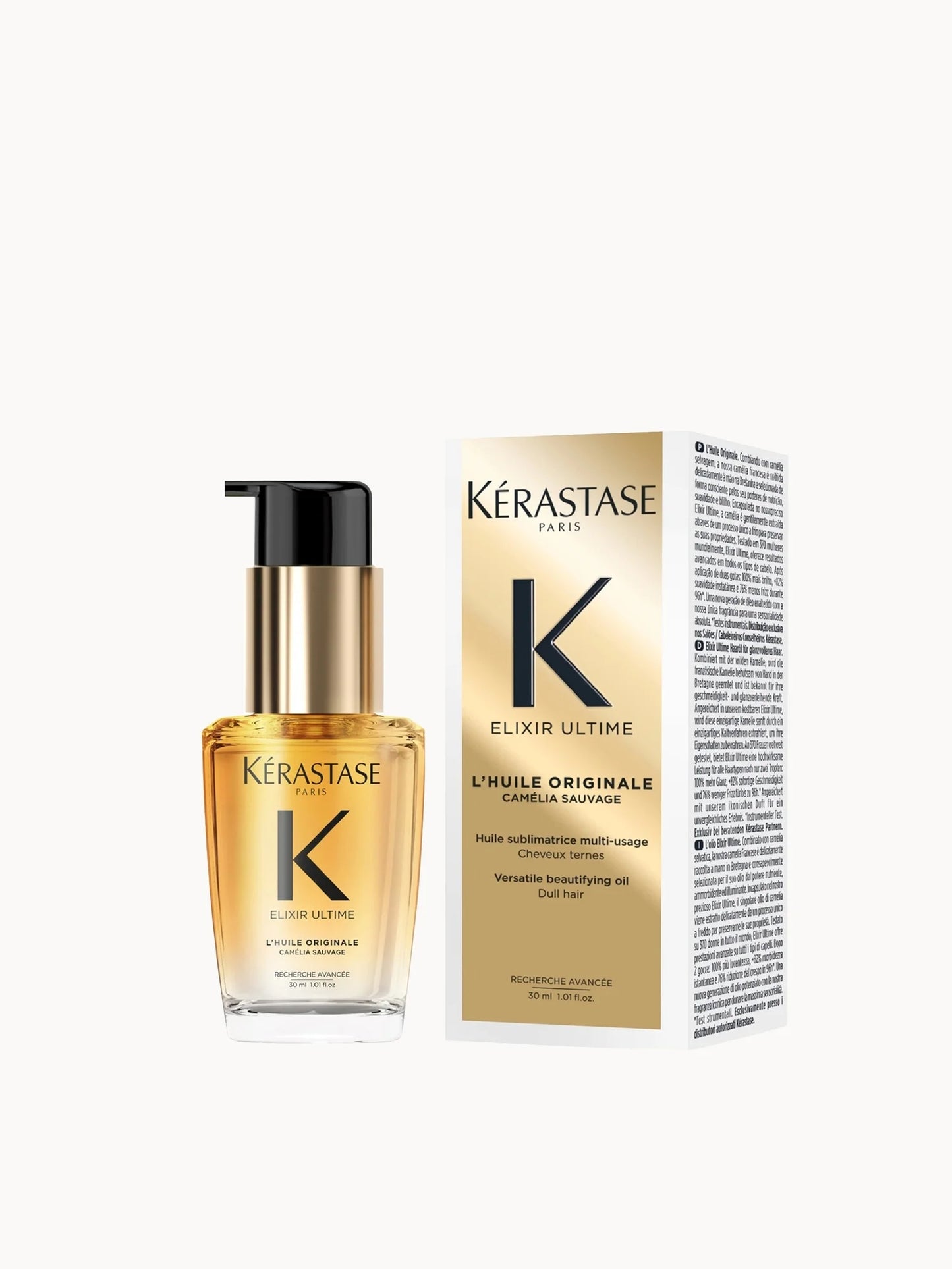 Kérastase Elixir Ultime L’Huile Originale Hair Oil 30ml — minor box damage — genuine product