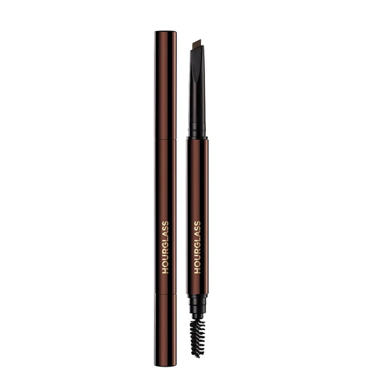 Hourglass Arch Sculpting Brow Pencil slim metallic brow pencil with angled tip and spoolie brush
