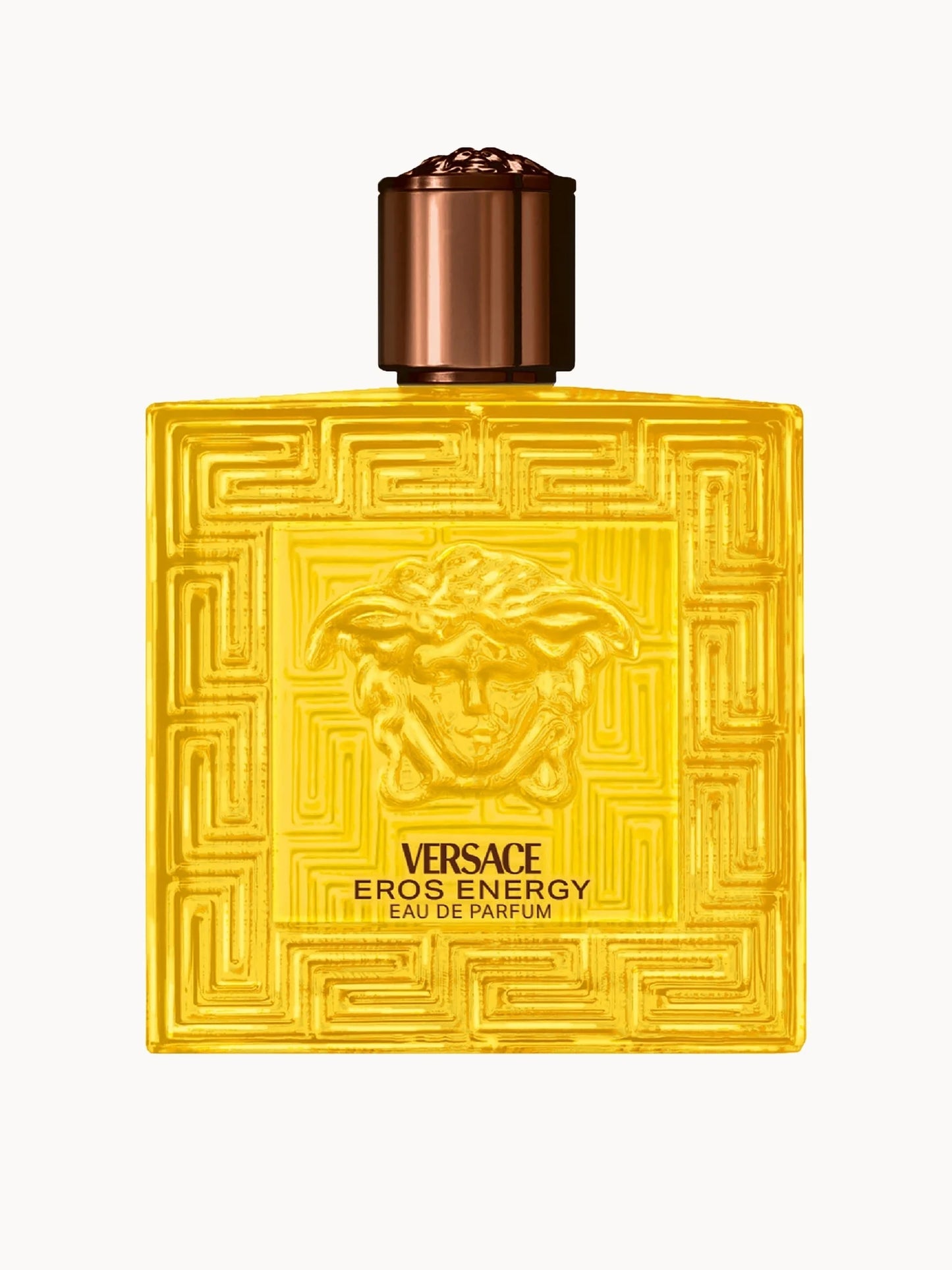 Versace Eros Energy Eau de Parfum 200ml electric blue glass bottle with gold Medusa head