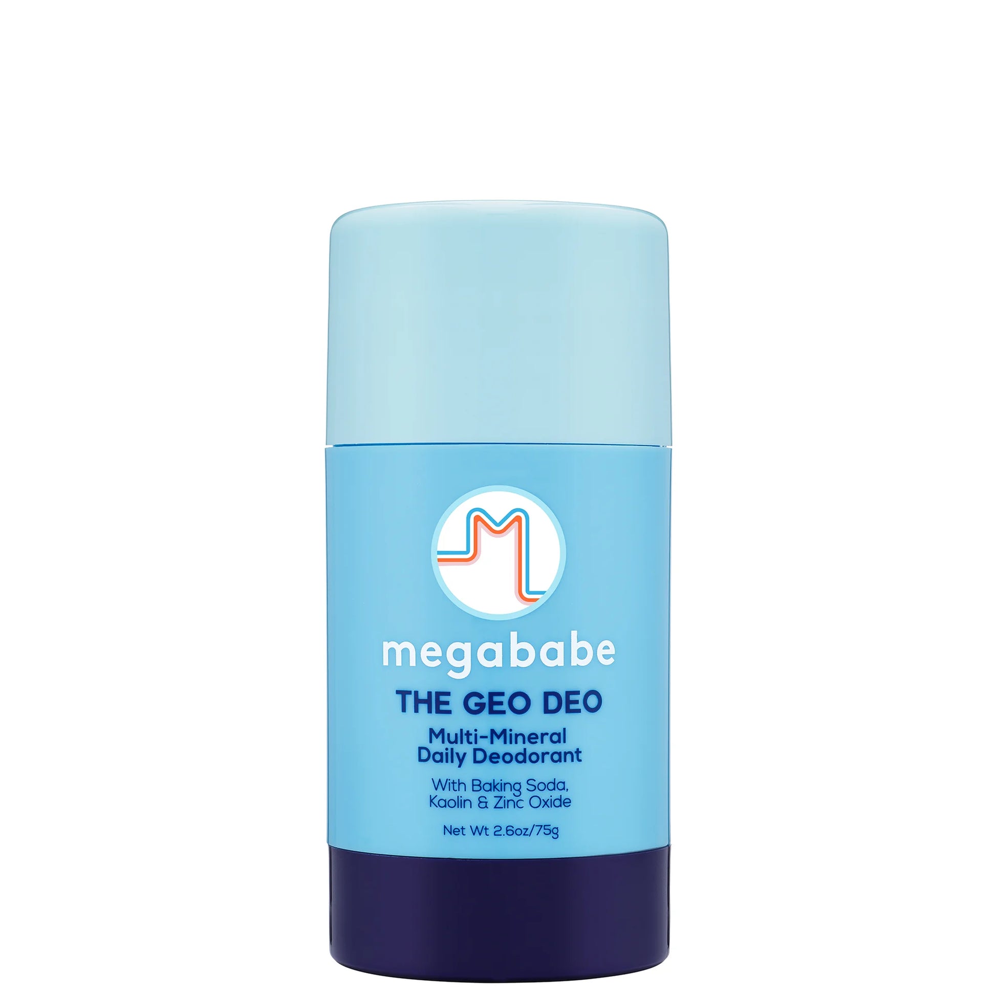 Megababe Geo Deo Multi-Mineral Daily Deodorant 75g with zinc oxide and shea butter