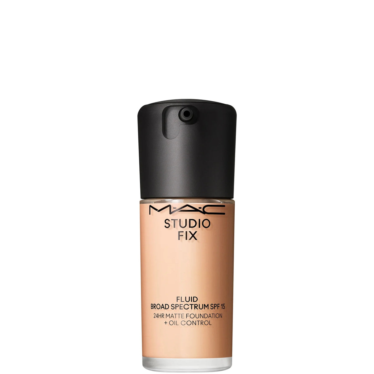 Full coverage liquid foundation bottle in NW13 shade with SPF15 offering matte finish and long-lasting wear