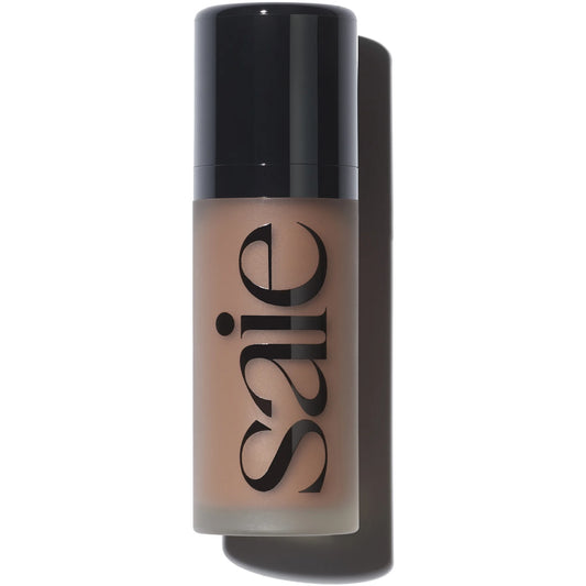 Saie Dew Bronze Liquid Bronzer shade Salt natural sun-kissed glow with skin-caring ingredients