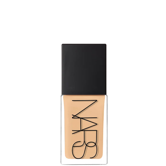 NARS Light Reflecting Foundation shade Santa Fe frosted glass bottle with black pump and cap