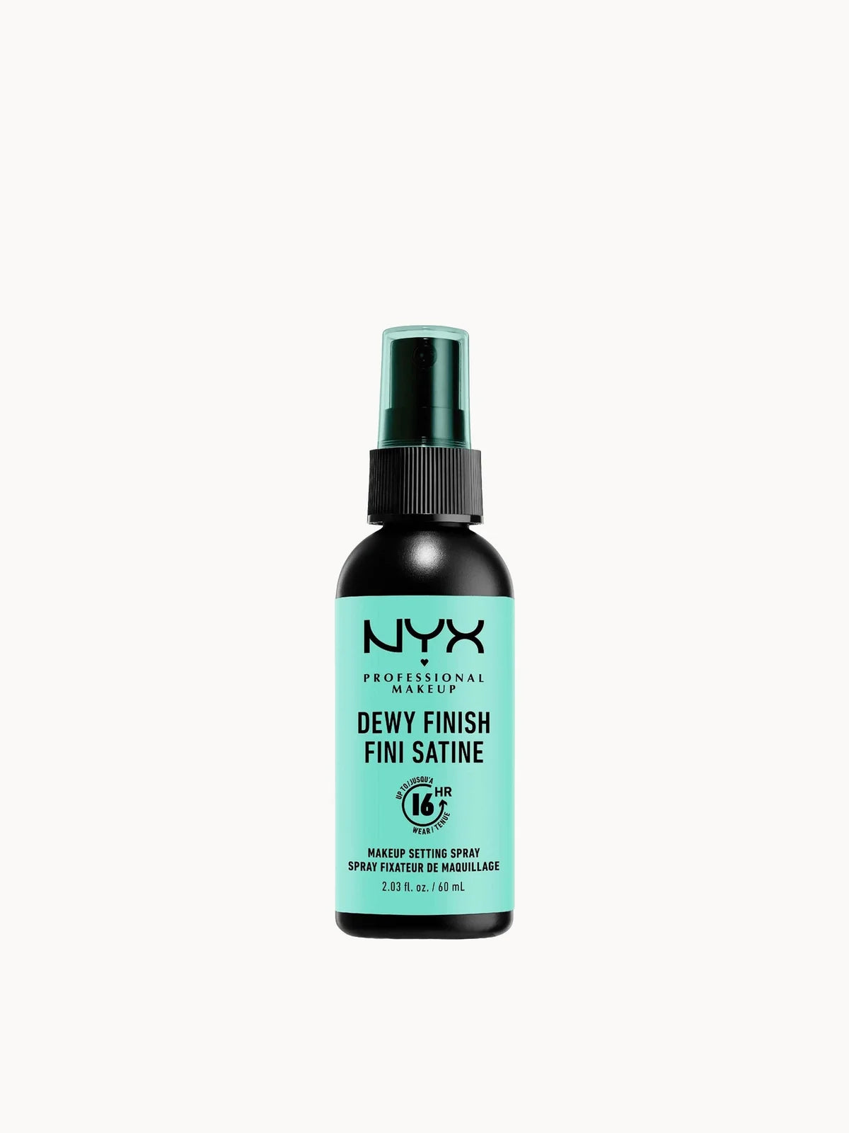 NYX Professional Makeup Setting Spray - Dewy Finish/Long Lasting, 60ml spray bottle with fine mist nozzle