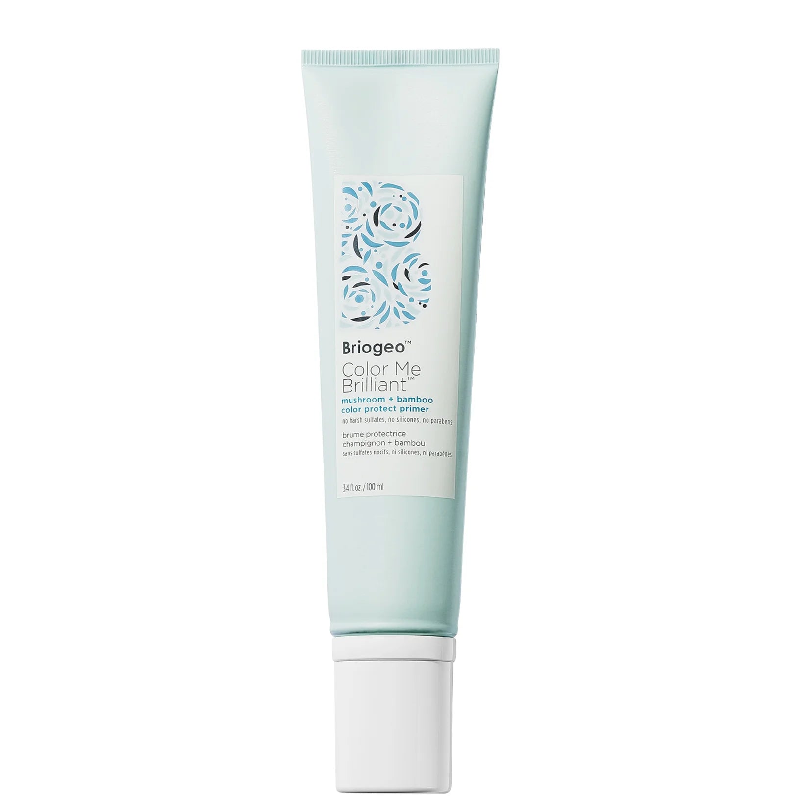 Briogeo Colour Me Brilliant Mushroom and Bamboo Colour Protect Primer 100ml by Briogeo — genuine product, minor packaging flaw, unused formula.