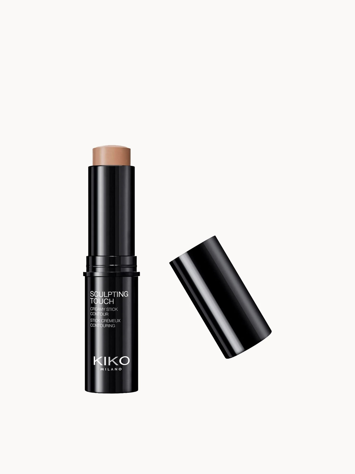 Kiko Milano Sculpting Touch Creamy Stick Contour 10g - 200 Hazelnut, contour stick with a rose gold cap