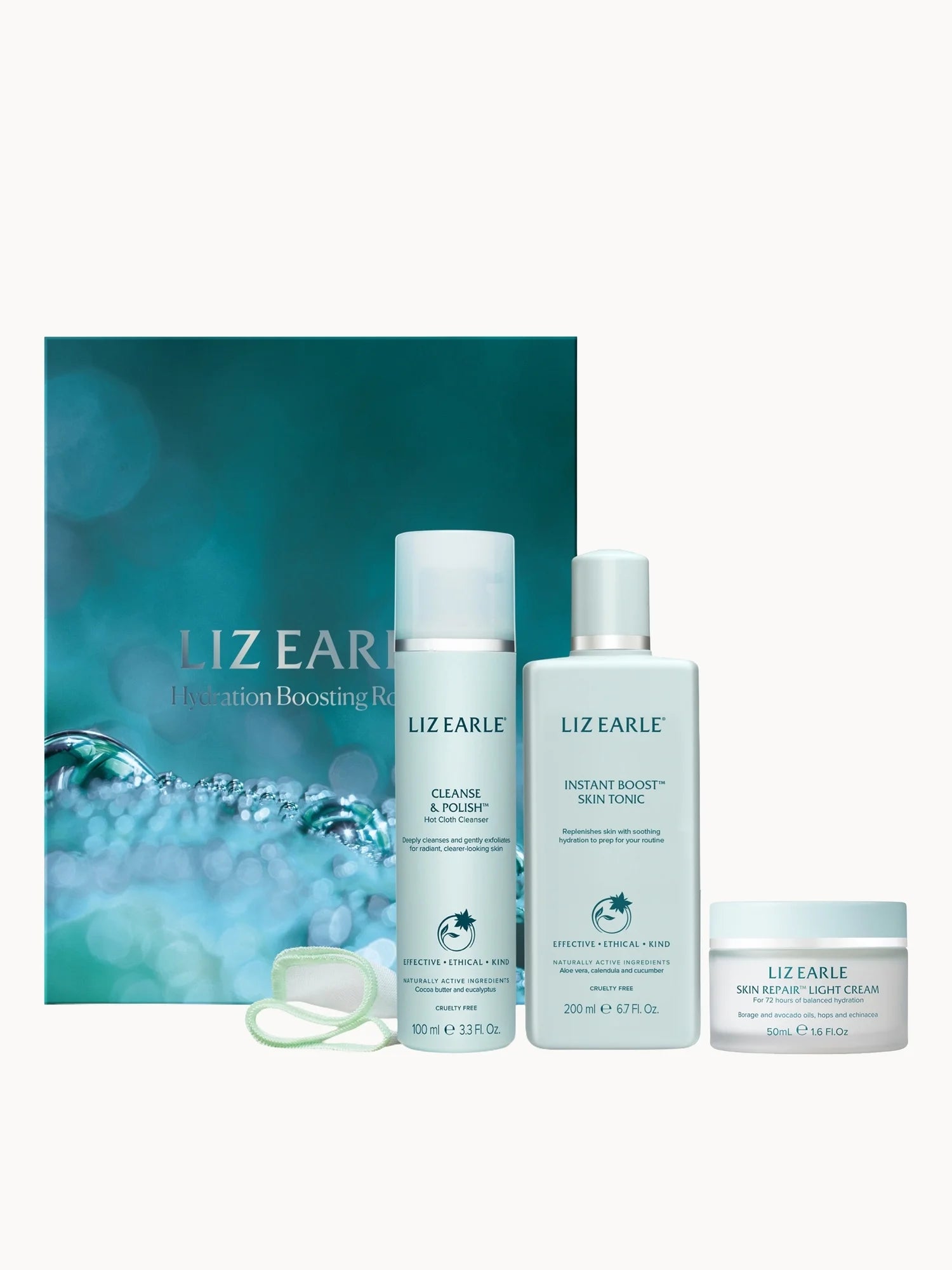 Liz Earle Hydration Boosting Routine - Box Damage | Pop Up Beauty