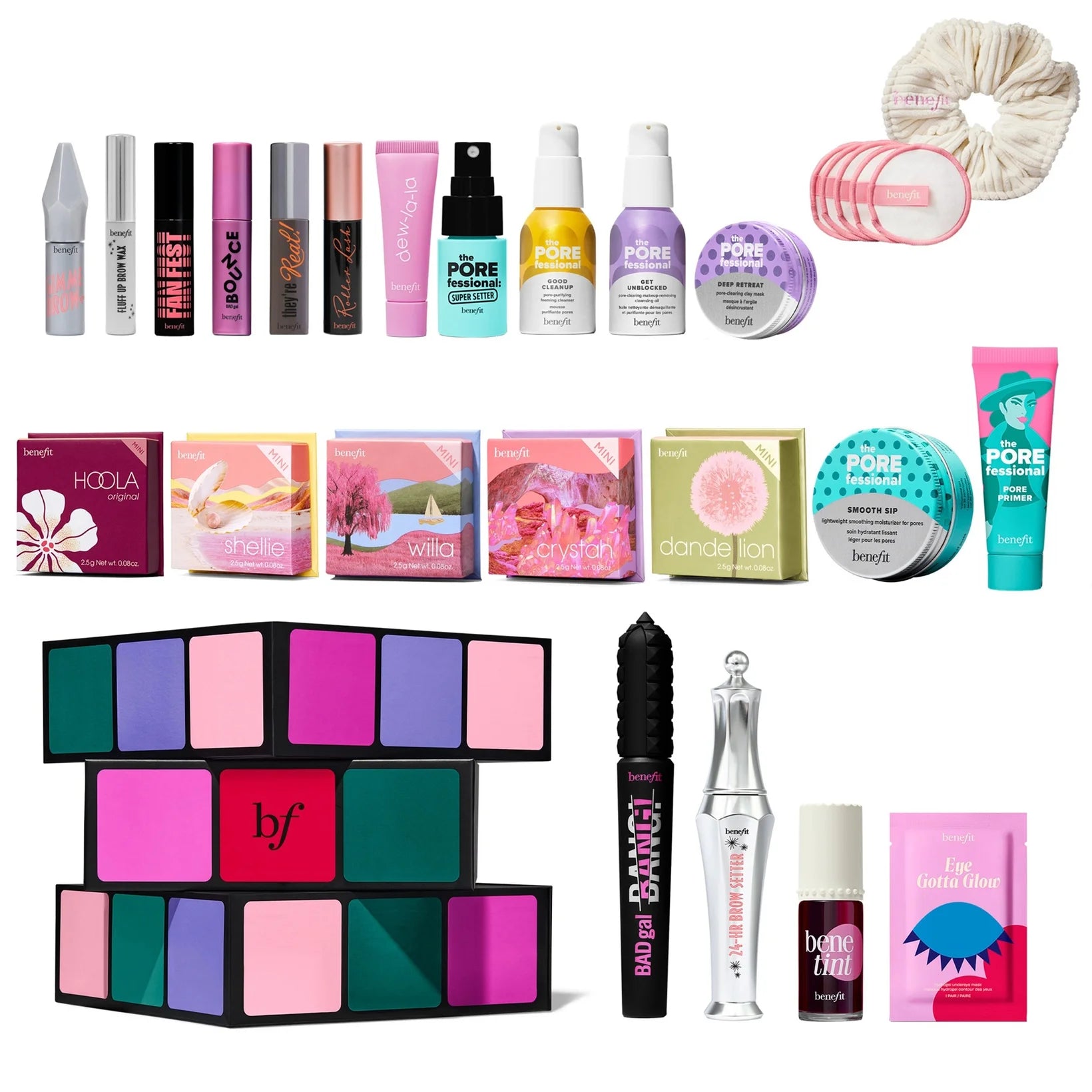 benefit Glam Cube 24 day Christmas Beauty Advent Calendar - Box Damage | Pop Up Beauty