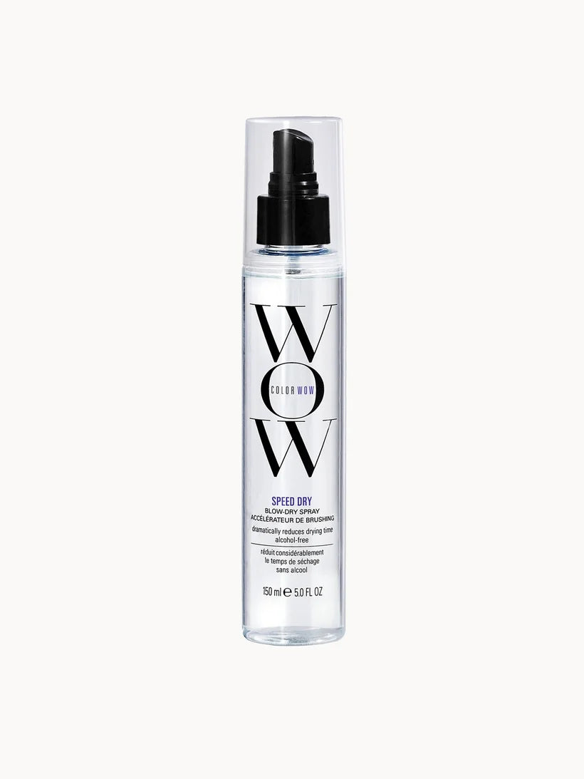 Color Wow Speed Dry Blow Dry Spray 150ml white plastic bottle with a spray nozzle
