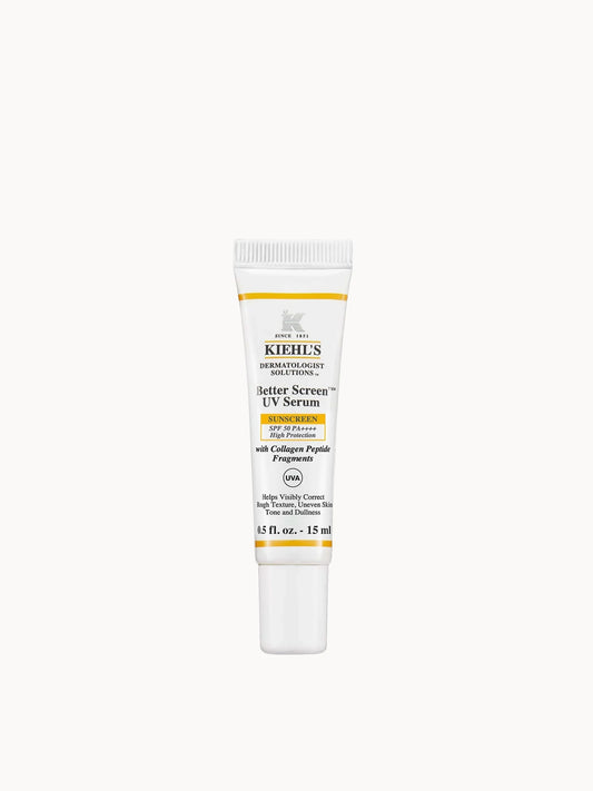 Kiehl's Better Screen UV Serum Sunscreen SPF50+ 15ml, small tube with screw cap