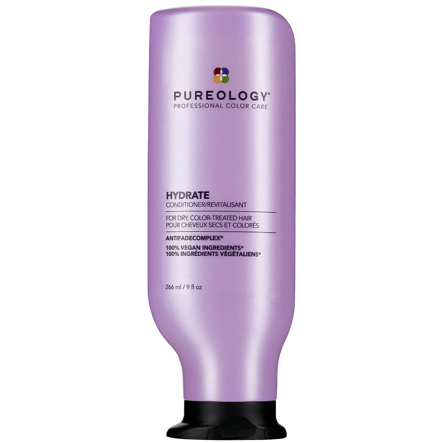 Pureology Hydrate Conditioner 266ml – moisturising vegan conditioner for colour-treated hair with AntiFade Complex, micro-emulsion tech, jojoba, sage and tea tree.