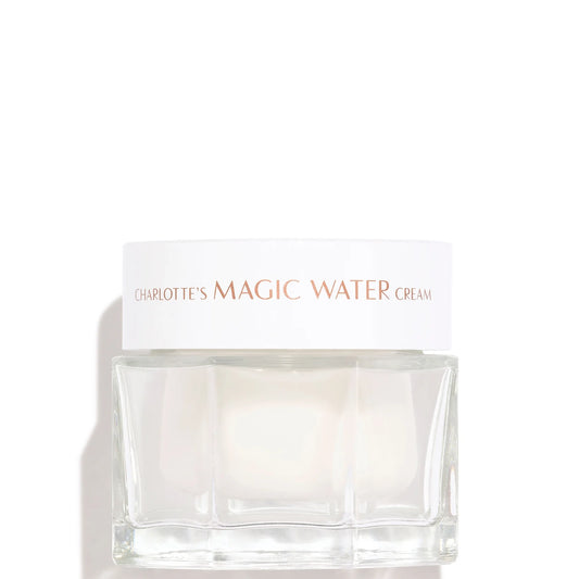 Hydrating gel-cream moisturiser in a sleek jar delivering fresh, dewy glow with lightweight texture for everyday skincare
