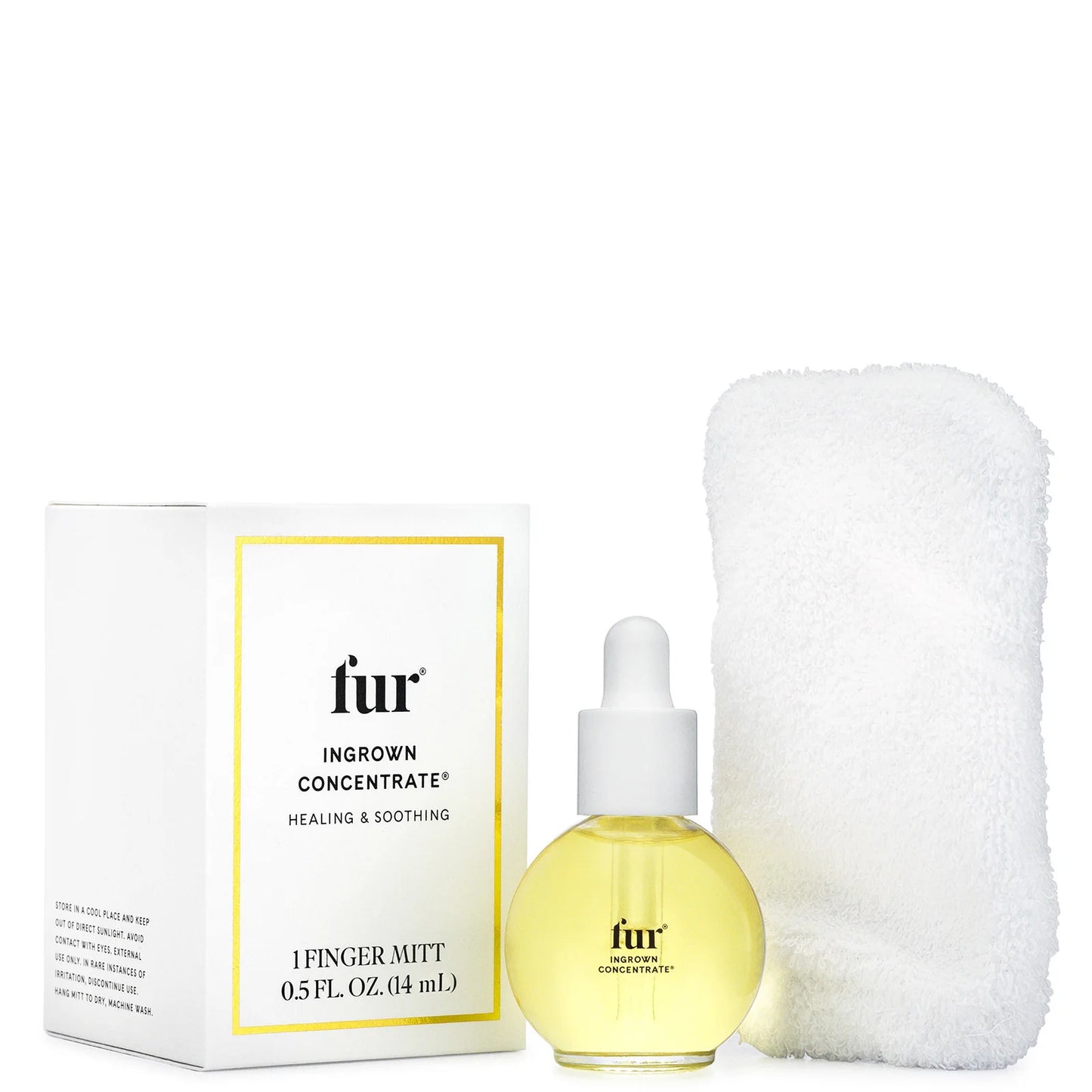Fur Ingrown Concentrate 0.5 fl. oz by Fur — genuine product, minor packaging flaw, unused formula.