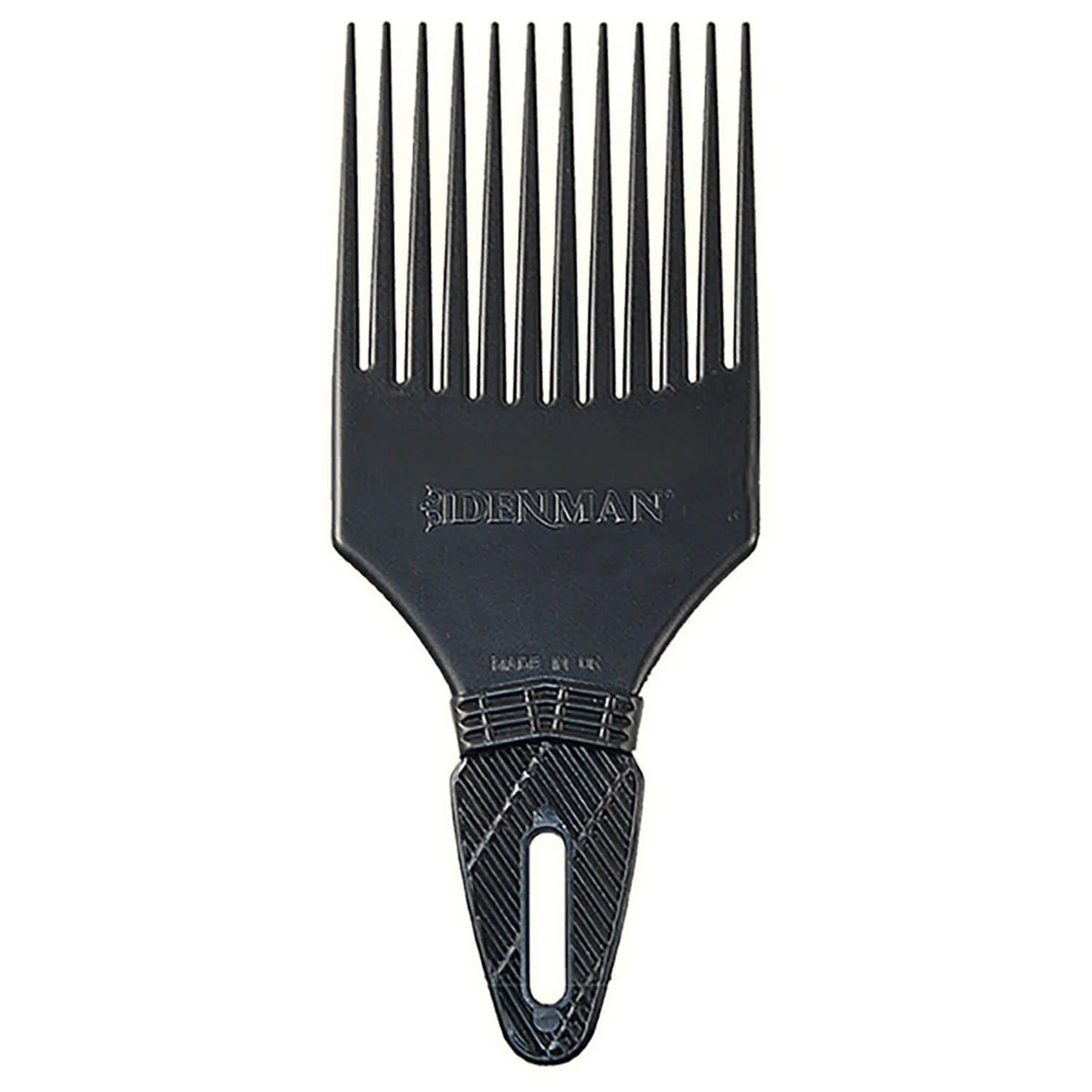 Denman D17 curl tamer comb with wide teeth in black finish