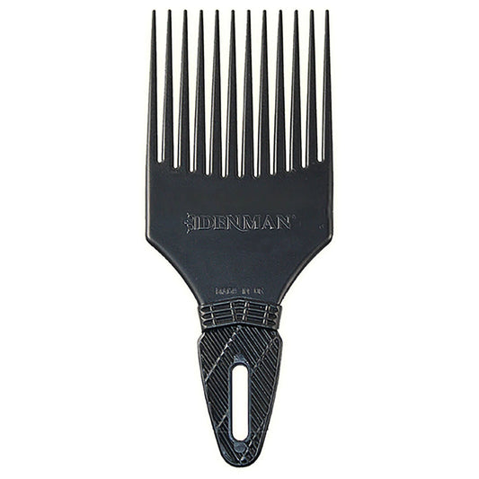 Denman D17 curl tamer comb with wide teeth in black finish