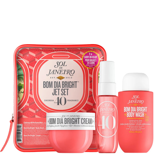 Sol de Janeiro Bom Dia Jet Set mini skincare trio
