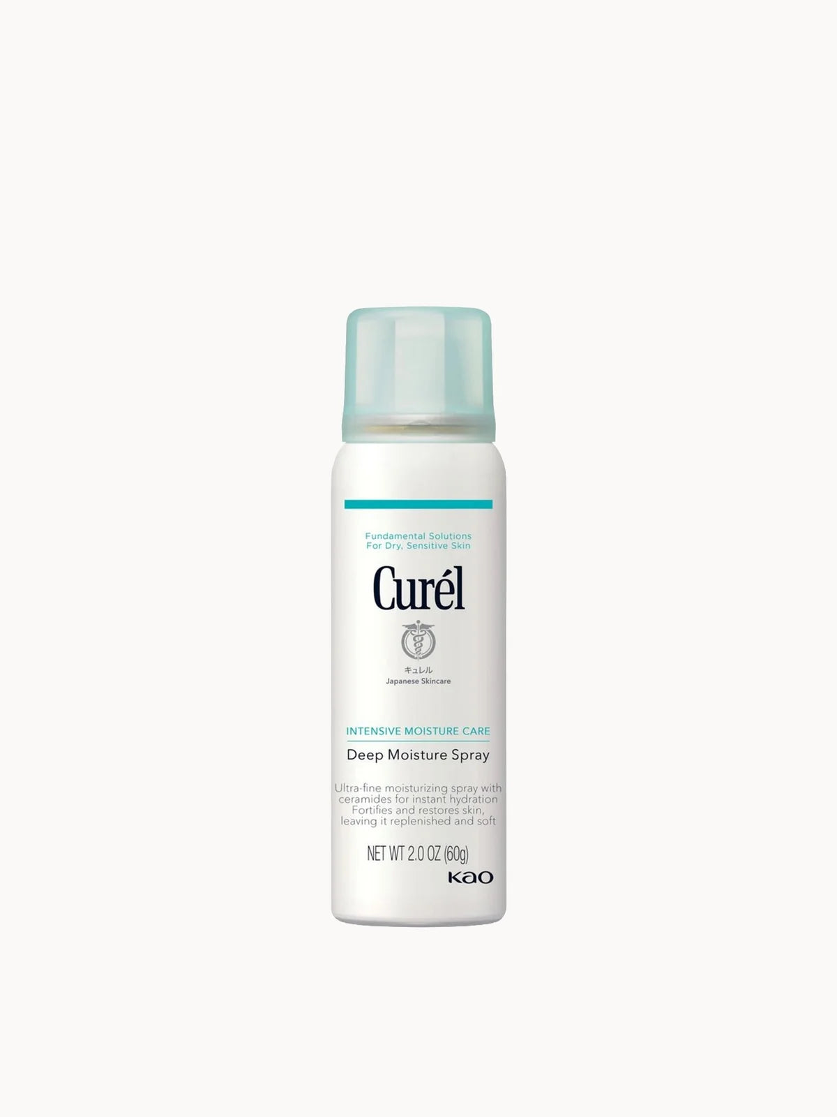 Curél Deep Moisture Spray 60g, aerosol-style mist spray container, 60g
