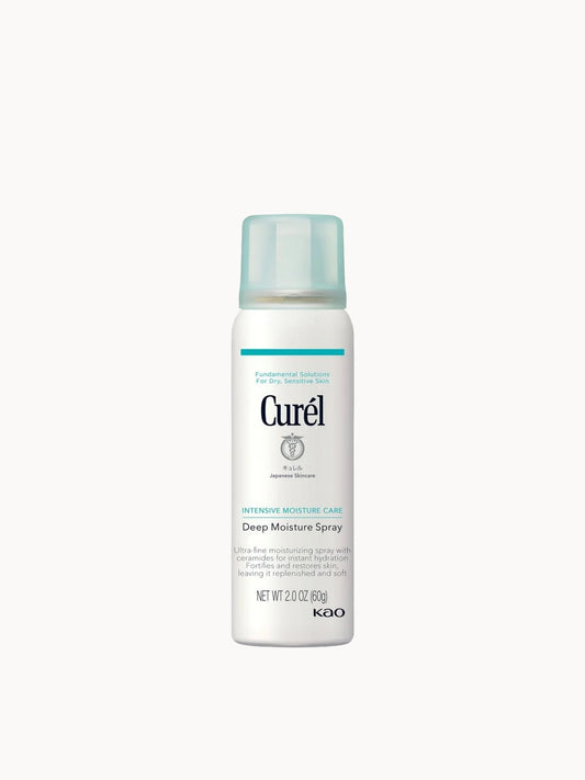 Curél Deep Moisture Spray 60g, aerosol-style mist spray container, 60g