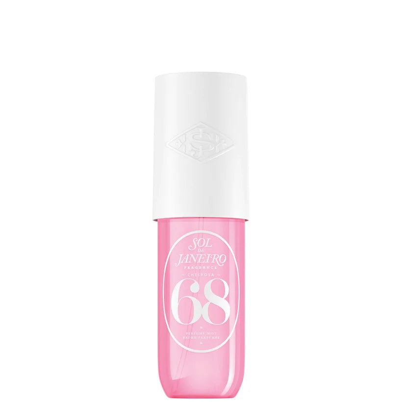 Sol de Janeiro Cheirosa 68 Perfume Mist 90ml clear spray bottle with pink and orange label