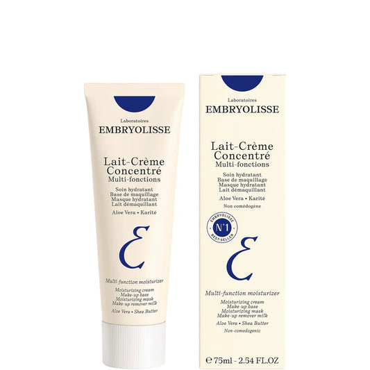 Embryolisse Lait-Crème Concentré Multi-Purpose Moisturiser 30ml small aluminium tube with blue and red detailing