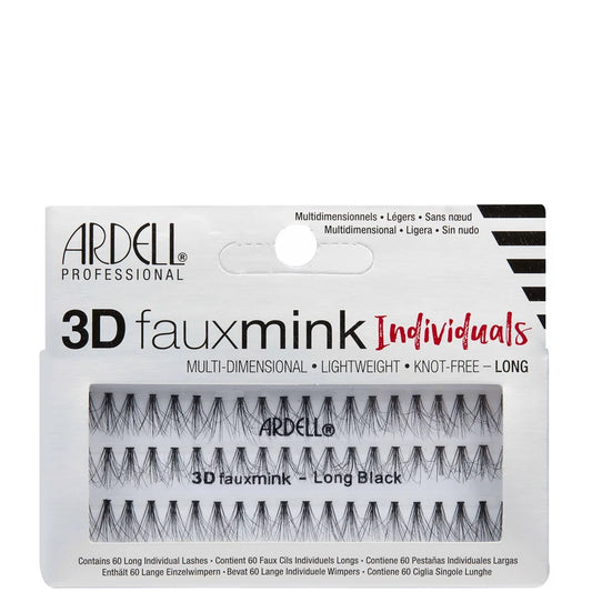 Ardell Faux Mink 3D Individuals Long false eyelashes multipack in Ardell branded packaging