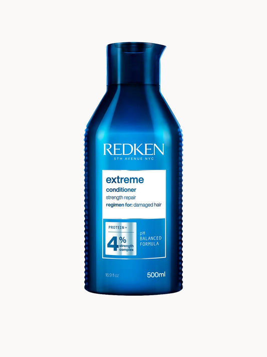 Redken Extreme Conditioner for Damage Hair 500ml, black bottle with orange pump top