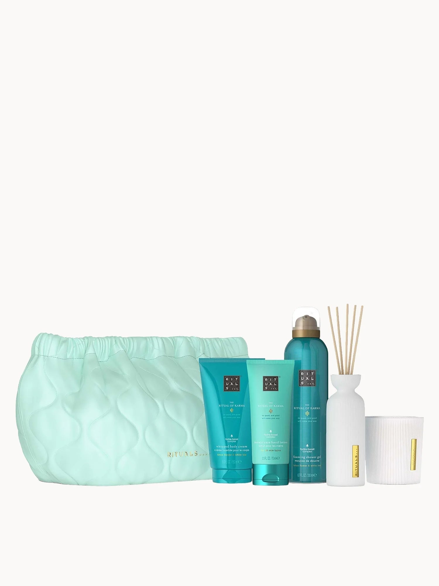 RITUALS The Ritual of Karma Lotus Flower & White Tea Bath & Body Large Gift Set - Box Damage | Pop Up Beauty