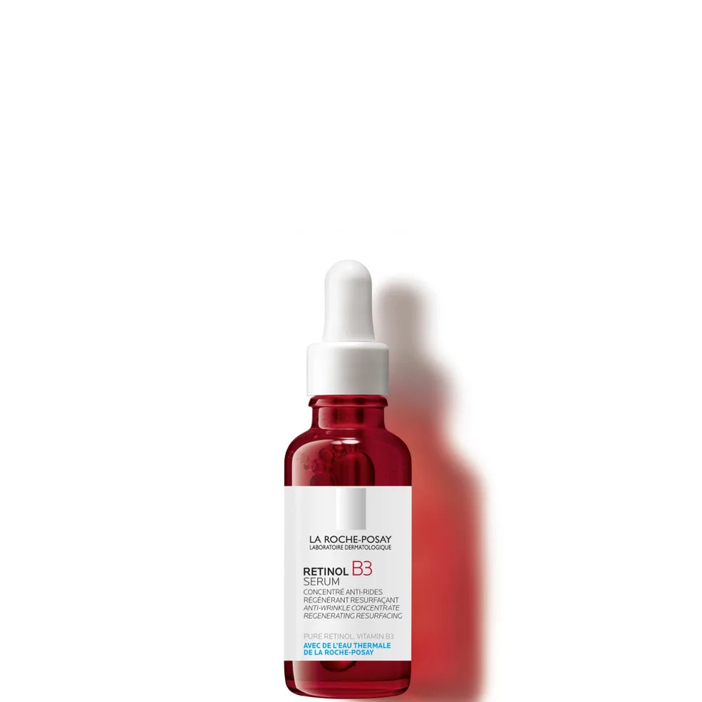 La Roche-Posay Retinol B3 Anti-Ageing Serum 30ml, small serum bottle with dropper