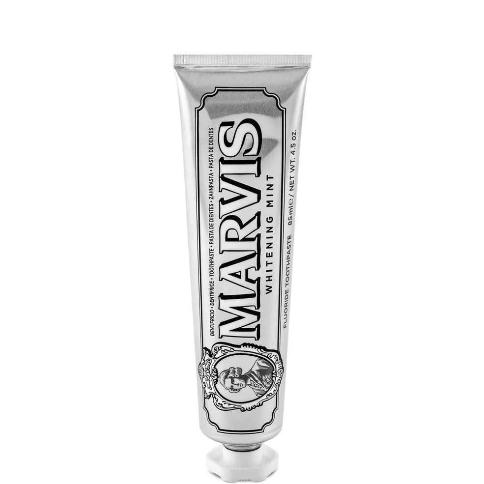 Marvis Whitening Mint Toothpaste (85ml), whitening mint toothpaste for fresh breath and stain removal.
