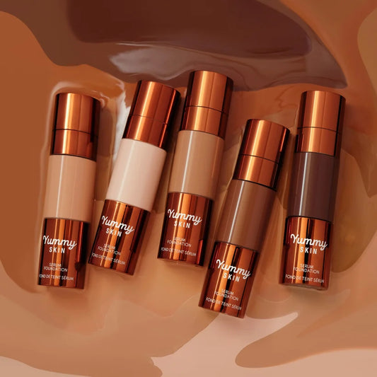 Danessa Myricks Beauty Yummy Skin Serum Foundation 21N lightweight foundation in a glass dropper bottle