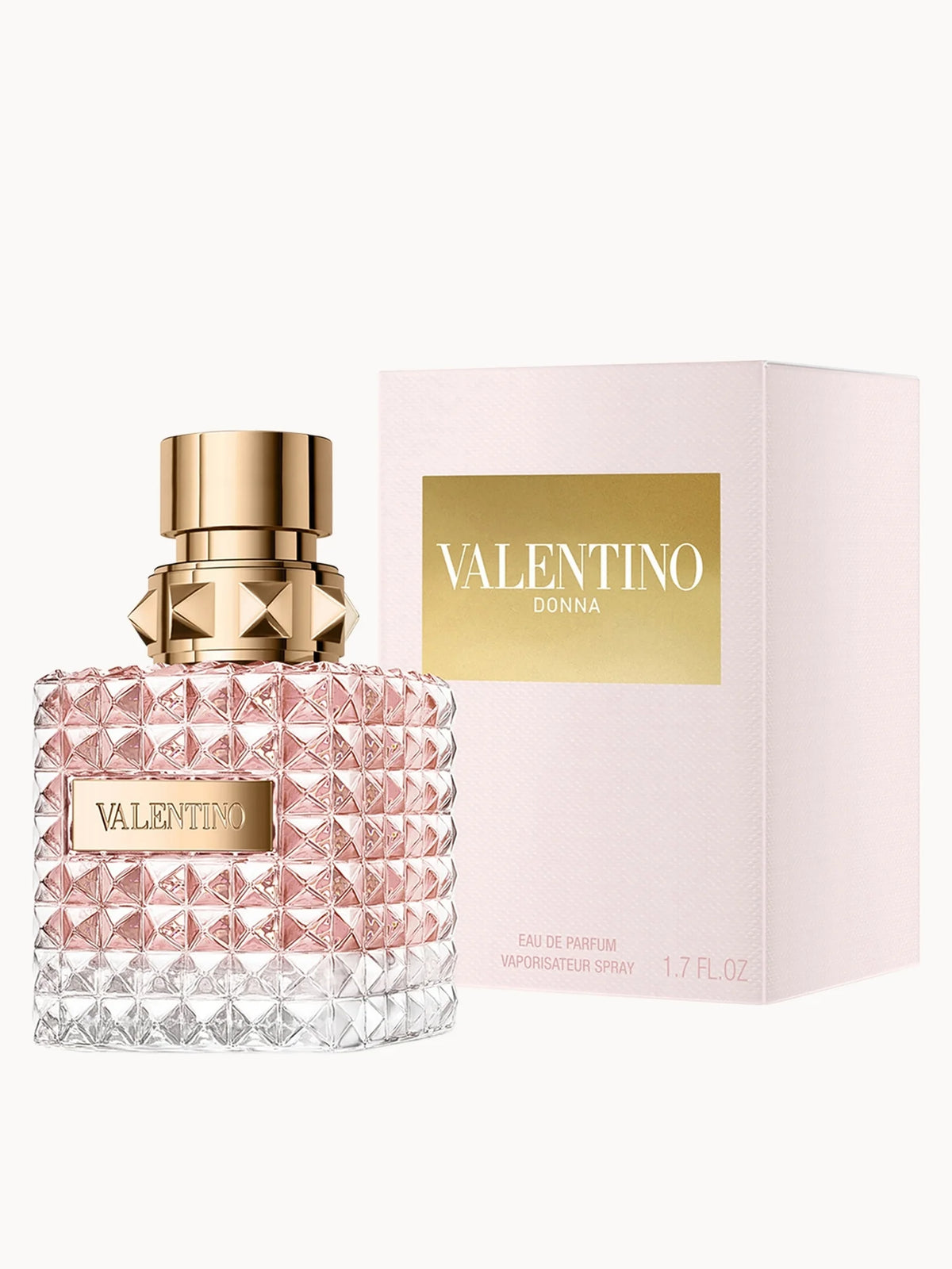Valentino Donna Eau de Parfum for Her 50ml, glass spray bottle with decorative cap