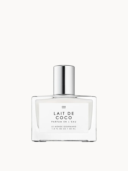 Le Monde Gourmand Lait de Coco Eau De Parfum 30ml, small glass spray bottle