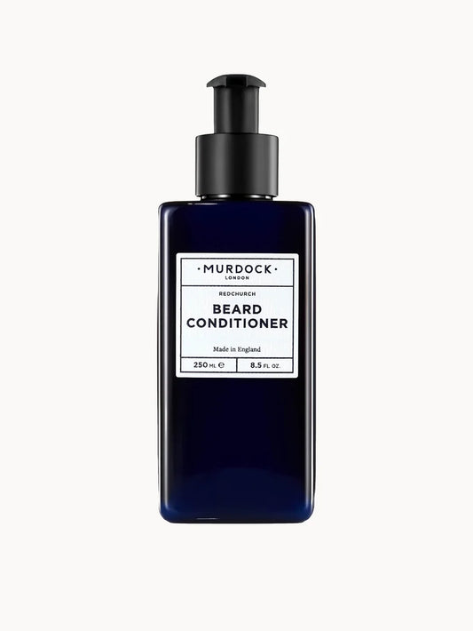 Murdock London Beard Conditioner 250ml amber bottle with black pump and minimalist label displayed upright